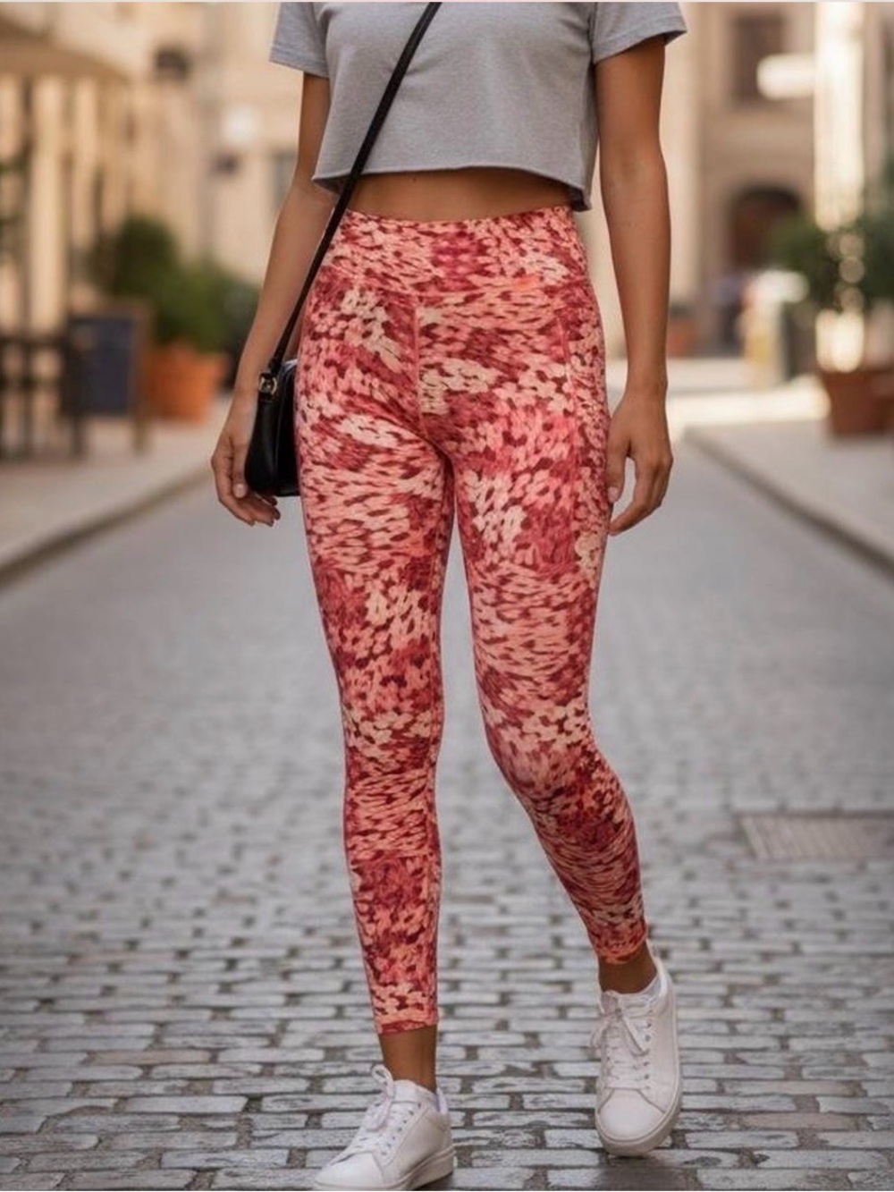Offline by Aerie Womens peach Real Me Xtra 7/8 legging